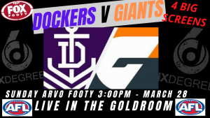 AFL 2021 Round 2 – Dockers v Giants