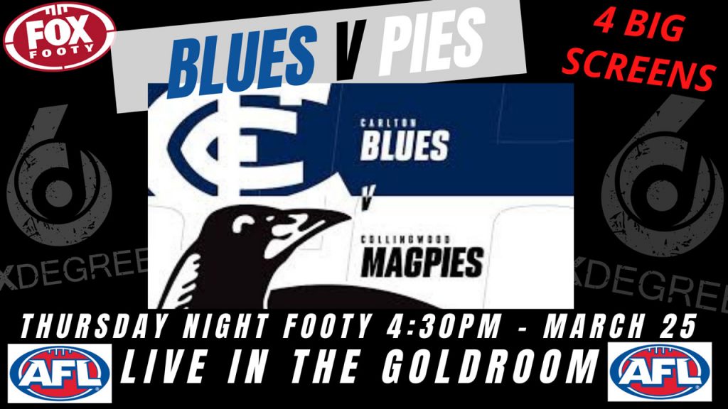 AFL 2021 - rnd 2 - Blues v Pies