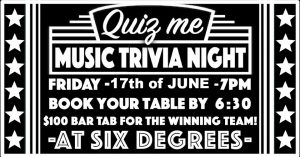 QUIZ ME - MUSIC TRIVIA NIGHT