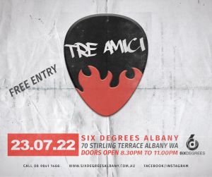 Tre Amici Live at Sixdegrees