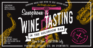 Alan Burnfield - Saxophone & Wine Tasting