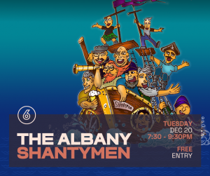 THE ALBANY SHANTYMEN Live at Six Degrees