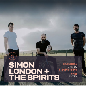 SIMON LONDON + THE SPIRITS Live at Six Degrees