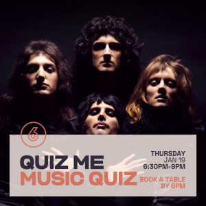 QUIZ ME - MUSIC TRIVIA NIGHT