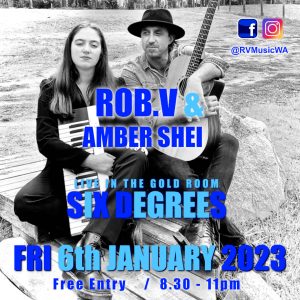 ROB V & AMBER SHEI Live at Six Degrees