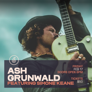 ASH GRUNWALD Live at Six Degrees