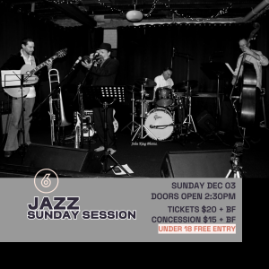 JAZZ SUNDAY SESSION WITH JAZZTRIX Live at Six Degrees