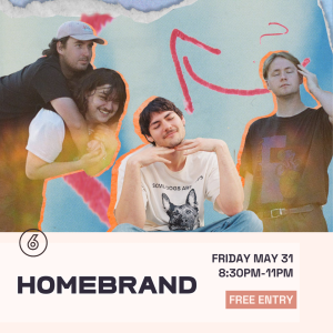 HOMEBRAND Live at Six Degrees