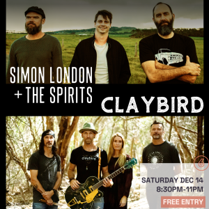 SIMON LONDON + THE SPIRITS WITH SPECIAL GUEST: CLAYBIRD Live at Six Degrees