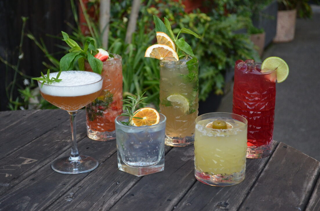 Albany restaurant with cocktails at Six Degrees