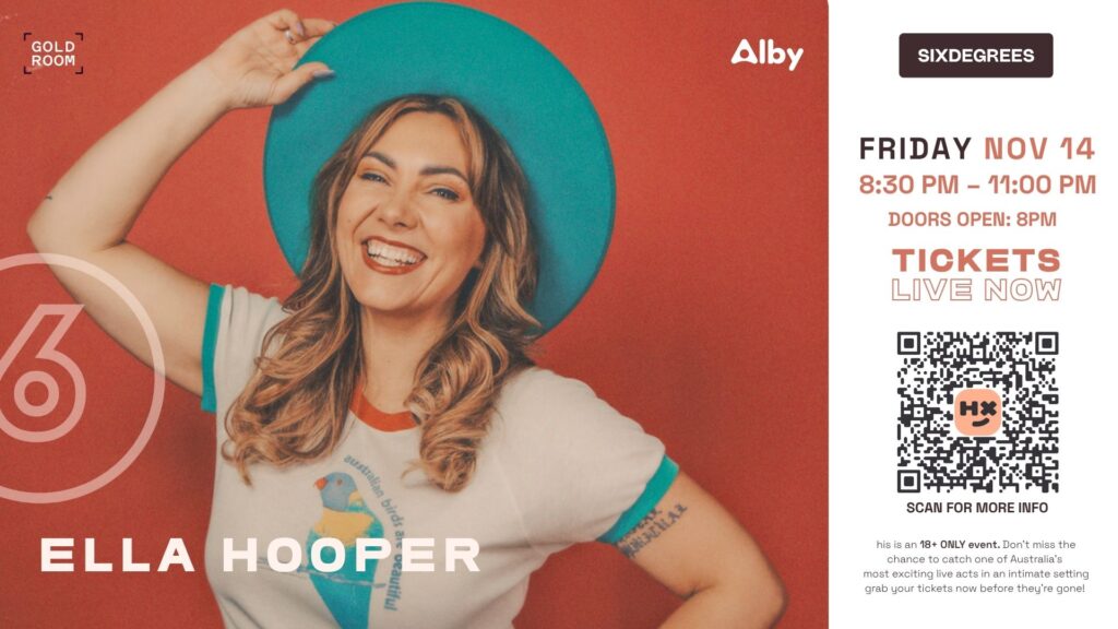 Ella Hooper Albany live music performance at Six Degrees Goldroom 14 November 2025