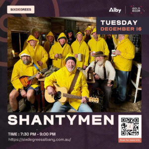 Things to do in Albany: the Shantymen Live Show at Six Degrees