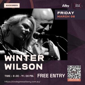 Winter Wilson Live at Six Degrees Albany Album Home & Limited 70-Seat Concert