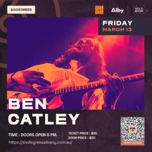 Ben Catley energetic blues and roots live show