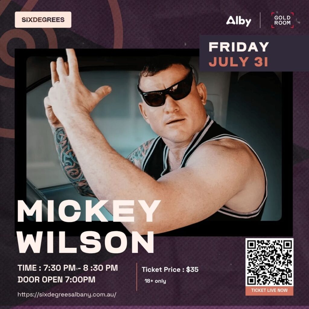 Mickey Wilson Albany comedy at Six Degrees Goldroom