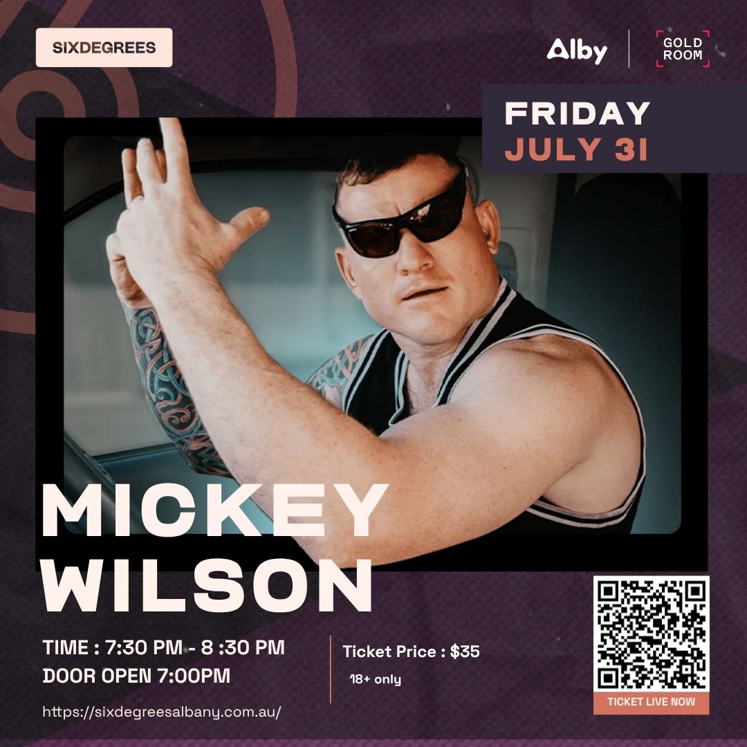 Mickey Wilson Albany comedy at Six Degrees Goldroom